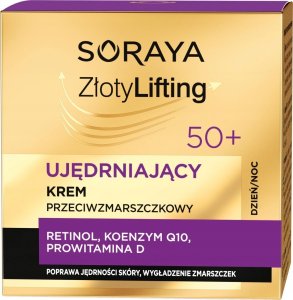 SORAYA_Złoty Lifting ujędrniający krem przeciwzmarszczkowy 50+ 50ml 1