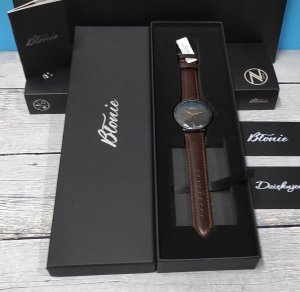 Zegarek Pan i Pani Gadżet Zegarek Błonie klasyczny Zodiak Heban męski . 5