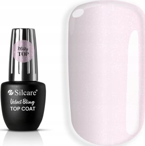 SILCARE_Top Coat Velvet Bling No Wipe top do lakierów hybrydowych 9ml 1