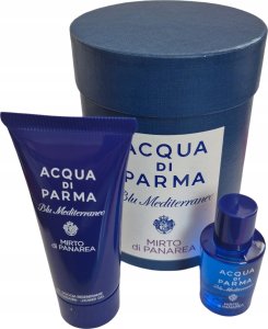 SET MINIATUR ACQUA DI PARMA Blu Mediterraneo Mirto Di Panarea EDT 5ml + SHOWER GEL 20ml 1