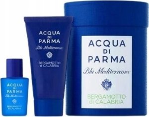 SET MINIATUR ACQUA DI PARMA Blu Mediterraneo Bergamotto di Calabria EDT 5ml + SHOWER GEL 20ml 1