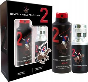 SET BEVERLY HILLS POLO CLUB Man Sport Two EDT spray 100ml + DEO spray 175ml 1