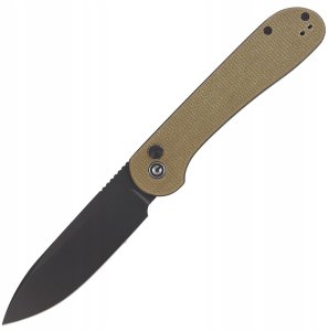 CIVIVI Nóż CIVIVI Button Lock Elementum Olive Micarta 1