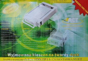 Kieszeń Kieszeń na dysk twardy IDE 3,5" i 2,5" 1