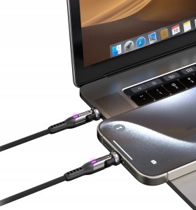 Kabel USB STATIK USB-C - USB-C 1 m Czarny (PUP-0455-3FT-CC) 3