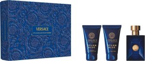 SET VERSACE Dylan Blue Pour Homme EDT spray 50ml + AFTER SHAVE BALM 50ml + SHOWER GEL 50ml 1