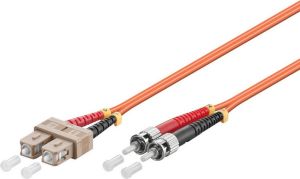 MicroConnect Patchcord światłowodowy ST/UPC - SC/UPC, 62.5/125, 0.5m (FIB1200005) 1