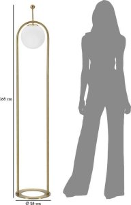 Ferretti Lampa podłogowa GLAMY ARC, 168 cm 5