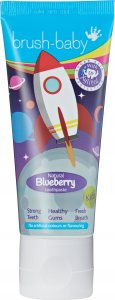 BRUSH BABY_Rocket pasta do zębów dla dzieci od 3 lat Blueberry 50ml 1