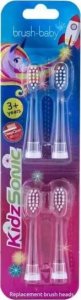 Końcówka BRUSH BABY_Kidz Sonic końcówki do szczoteczki sonicznej 3-6l 4szt. 6