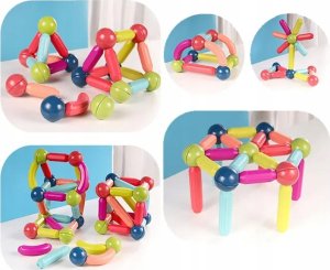 Klocki Magnetyczne DuÅ¼e 25 ElementÃ³w Dla Dzieci +3 lata 2