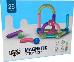 Klocki Magnetyczne DuÅ¼e 25 ElementÃ³w Dla Dzieci +3 lata 6
