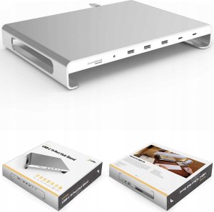 HUB USB JCPAL ELEX USB-C 11-PORT HUB STAND (SILVER) 7