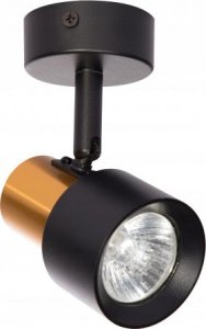 Kinkiet Solar Lampa kinkiet LED (oprawa halogenowa) GU10 - czarny, złoty 1