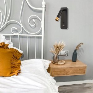 Kinkiet Maytoni Lampka kinkiet LED G9 (z USB) - podłużna 4