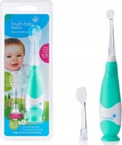 BRUSH BABY_Baby Sonic soniczna szczoteczka do zębów 0-3l Morska 2