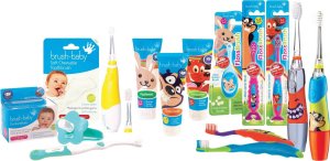 BRUSH BABY_Baby Sonic soniczna szczoteczka do zębów 0-3l Morska 5