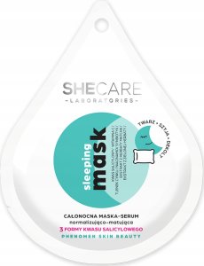 SHECARE_Całonocna maska-serum normalizująco-matująca 10ml 1