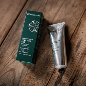 ZEW FOR MEN_Kojąco-łagodzący krem po goleniu z Czarną Hubą i Ceramidami 80ml 2