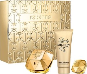 SET PACO RABANNE Lady Million EDP spray 80ml + BODY LOTION 100ml + MINIATURA EDP 5ml 1