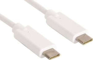 Kabel USB Sandberg USB-C - USB-C 2 m Biały (136-17) 1