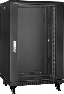 RACK Systems S6618/B - szafa Rack 19" - 600x600x18U 1