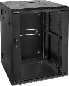 RACK Systems D6615ZL/B - Szafa Rack 19" dwusekcyjna - 600x600x15U 1