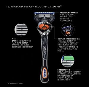 Gillette Fusion Proglide Flexball TMR maszynka do golenia z jednym wkładem 2