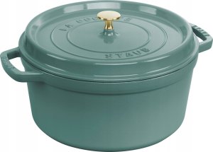 STAUB Garnek żeliwny okrągły Staub - 6.7 ltr, Eukaliptusowy 1