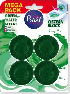 DRAMERS  BRAIT Green Water Effect Krążek do WC Zielony 4 x 50 g 1