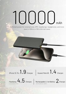 Powerbank Nitecore NB10000 Carbon Gen3 10000mAh Czarny 9