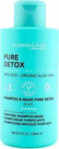 SOMNIS&amp;HAIR_Shampoo and Mask 2 in 1 Purifying Detox detoksykujący szampon i maska do włosów 250ml 1