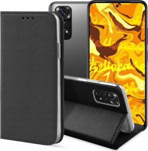 Hello Case ETUI Z KLAPKĄ DO REDMI NOTE 11 4G / 11S 4G CZARNE ZAMYKANE MAGNETYCZNE FLIP 1