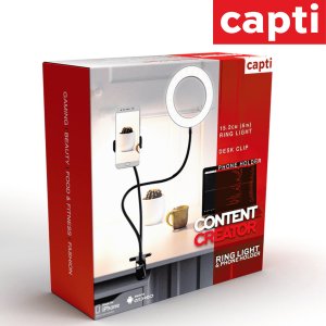 Uchwyt na telefon You Star Content Creator ze światłem LED 2