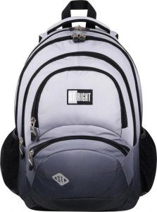 St. Majewski PLECAK 30X42X17 3ZAM 4KIESZ STRIGHT GREY OMBRE 12