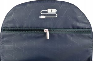 St. Majewski PLECAK 30X42X17 3ZAM 4KIESZ STRIGHT GREY OMBRE 5