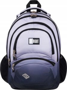 St. Majewski PLECAK 30X42X17 3ZAM 4KIESZ STRIGHT GREY OMBRE 9