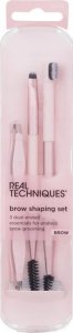 REAL TECHNIQUES_SET Brow Shaping pędzelek do brwi + grzebyk do brwi + penseta 1