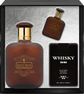 SET EVAFLOR Whisky Double EDT spray 100ml + EDT spray 10ml EDT + EDT spray 20ml 1