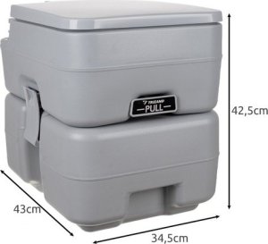 Toaleta przenośna, turystyczna Trizand (24498) 12