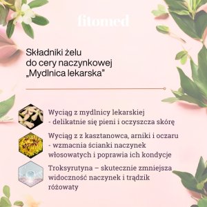 Fitomed Żel ziołowy do cery naczynkowej 200ml 2
