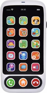 Edukacyjny Telefon  Czarny dla Dzieci Zabawka RozwijajÄca 12+ miesiÄcy 2