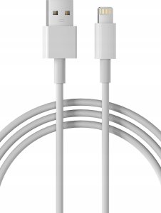 Kabel USB USB-A - Lightning 1 m Biały (Z511) 2