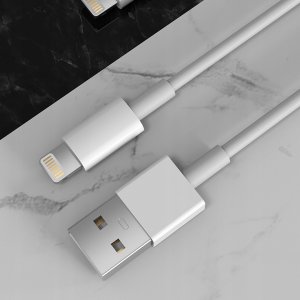 Kabel USB USB-A - Lightning 1 m Biały (Z511) 3