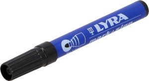 LYRA Marker niezmywalny z końcówką okrągłą Czarny / Black one size 1