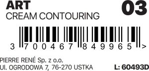 PIERRE RENE_Cream Contouring paleta do modelowania rysów twarzy 03 12g 6