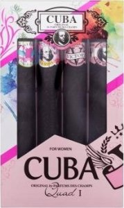 SET CUBA ORIGINAL Quad I Heartbreaker EDP spray 35ml + La Vida EDP spray 35ml + Victory EDP spray 35ml + Vip Women EDP spray 35ml 2