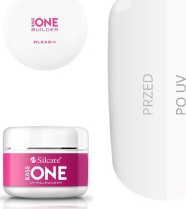 SILCARE_Base One UV Gel Builder żel do paznokci Clear V 100g 1