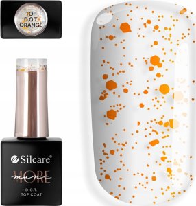 SILCARE_Mani More DOT top coat do paznokci Orange 10g 1