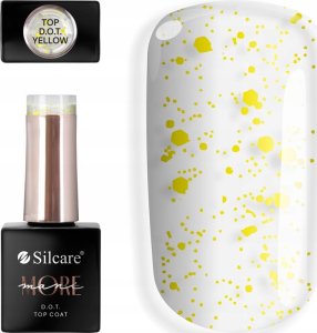 SILCARE_Mani More DOT top coat do paznokci Yellow 10g 1